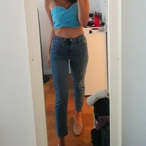 American Eagle high waited mom jeans